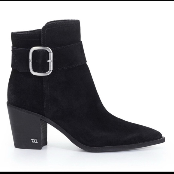 Sam Edelman Leonia Pointed Toe Bootie - Picture 1 of 8
